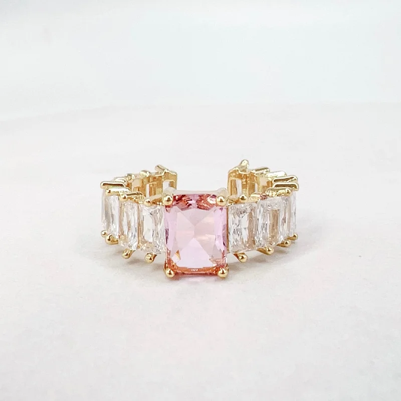 women's custom made rings -Pink Grace Ring P6