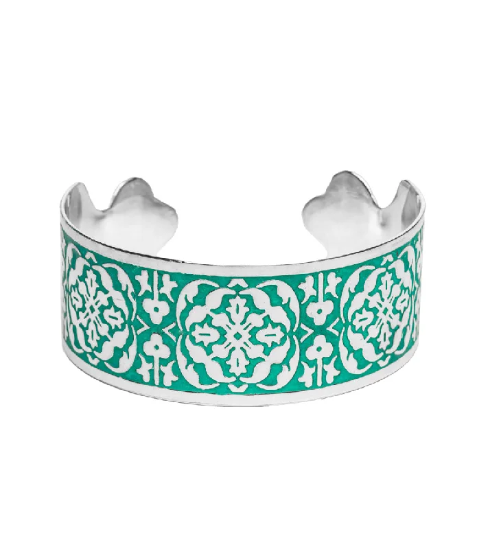 women's elegant bangles -Arabesque Cuff