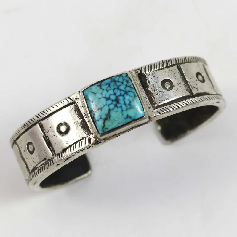 women's cuff bracelets -Kingman Turquoise Cuff