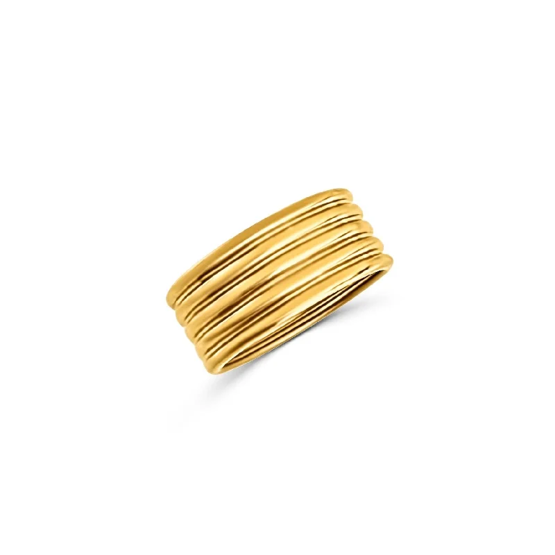 women's designer rings -Miles Layered ring