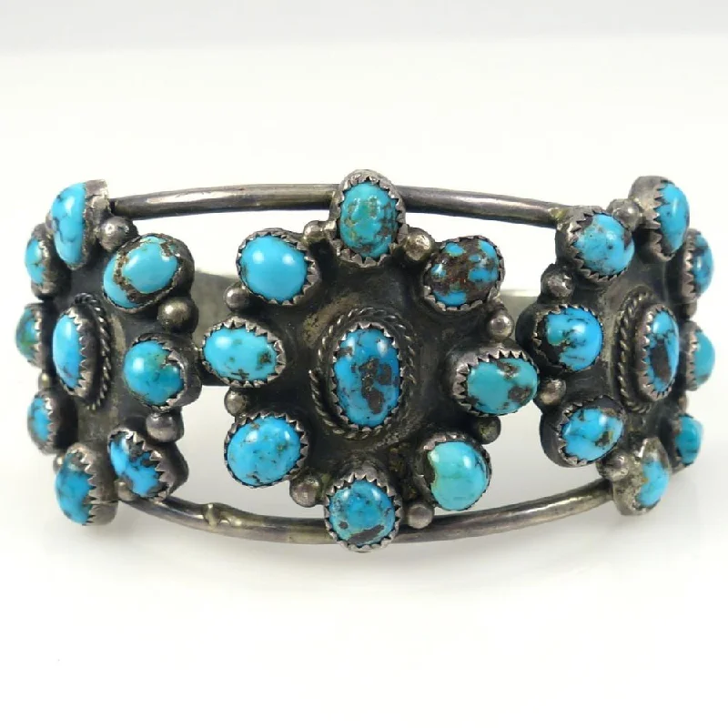 women's statement bracelets -Persian Turquoise Cuff