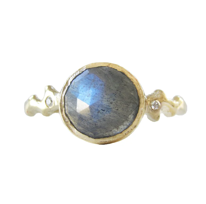 women's gold heart necklaces -Morro Labradorite Ring