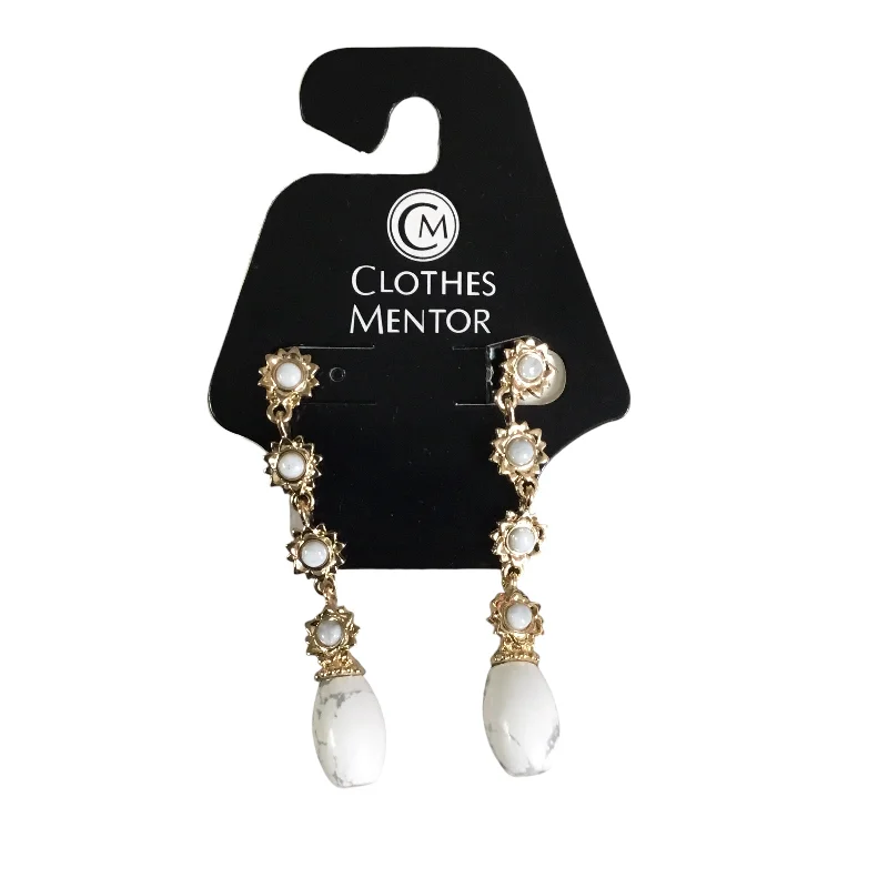 women's hoop earrings -Earrings Dangle/drop By Clothes Mentor