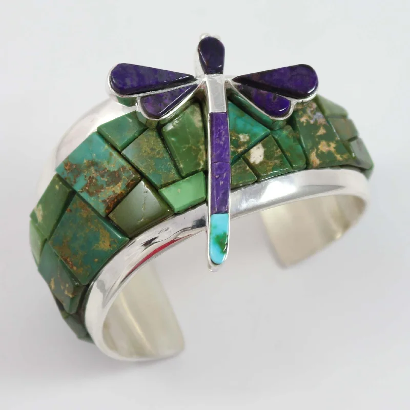 women's charm bracelets -Dragonfly Cuff