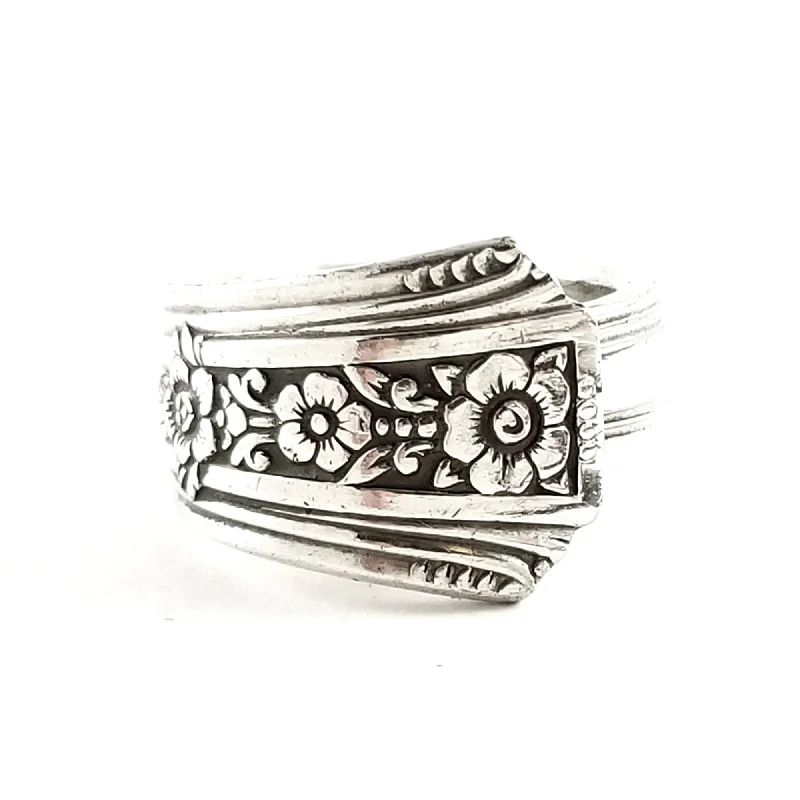 women's sterling silver fashion rings -Oneida Fortune Spoon Ring