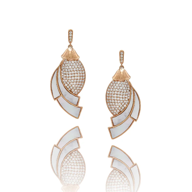 women's designer crystal earrings -ANGELIKA EARRINGS