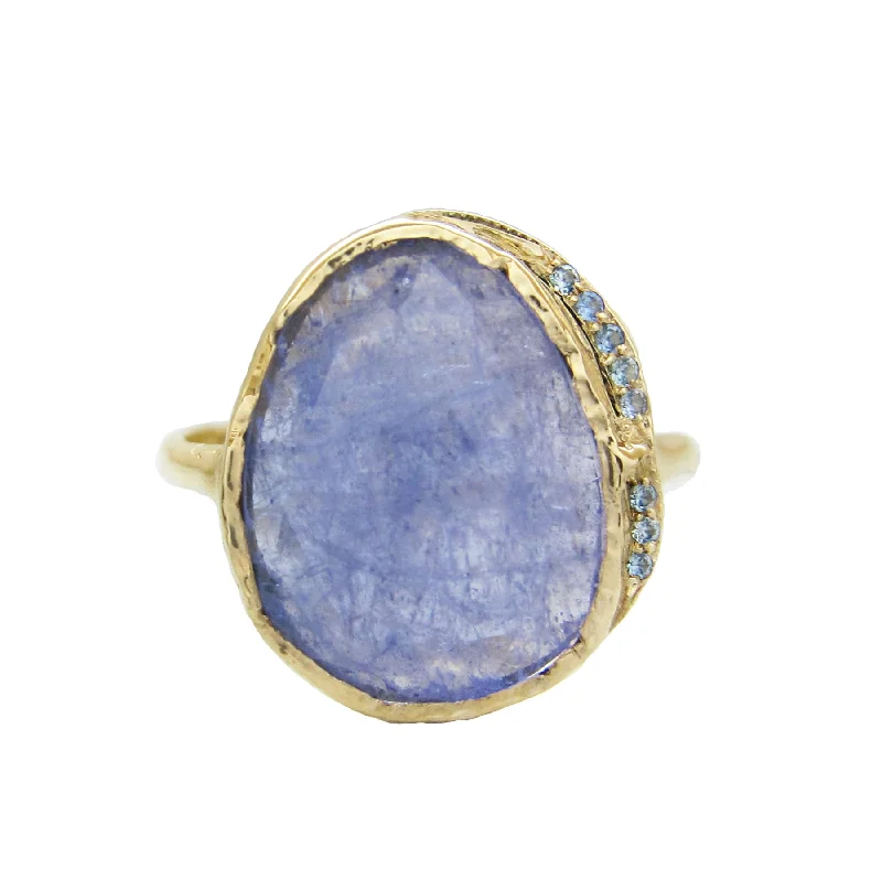 women's beach-themed necklaces -Tanzanite Hidden Cove Ring