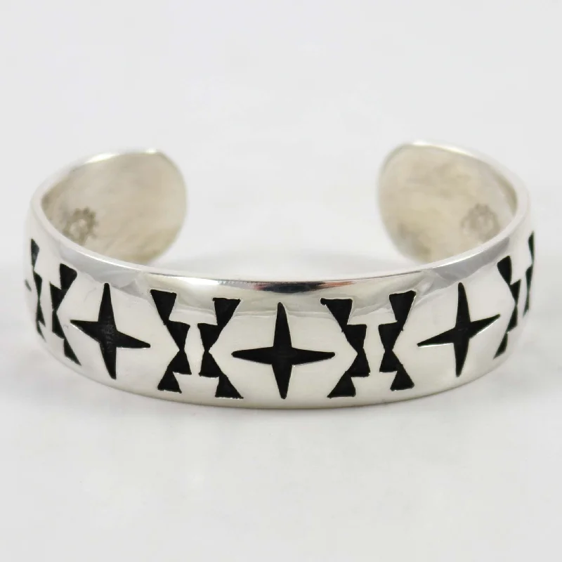 women's designer bracelets -Winter Star and Cloud Cuff