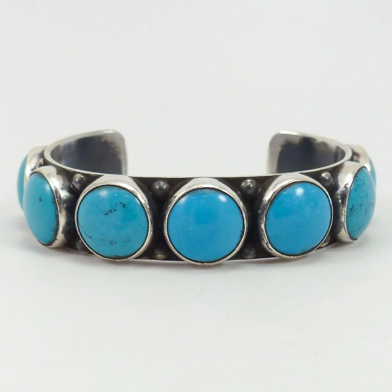 women's elegant bangles -Turquoise Cuff