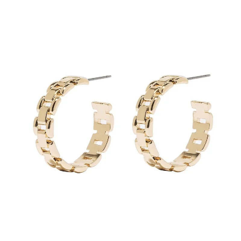 women's vintage silver earrings -Emilie Hoops