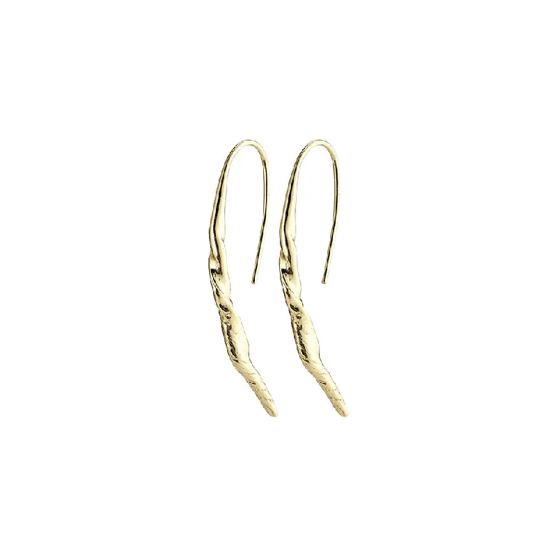 women's layered earrings -Heidi Gold Plated Earrings