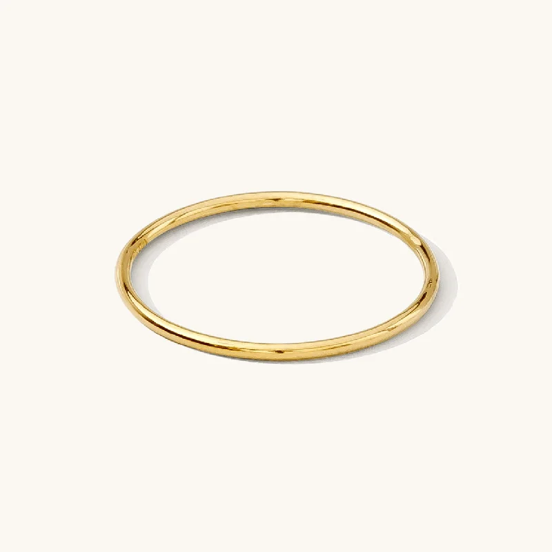 women's gold chain necklaces -Midi Ring