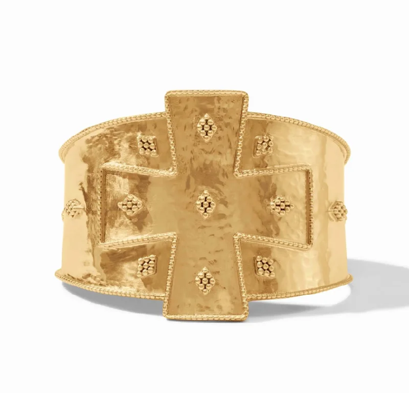 women's engraved bracelets -Julie Vos Canterbury Cuff