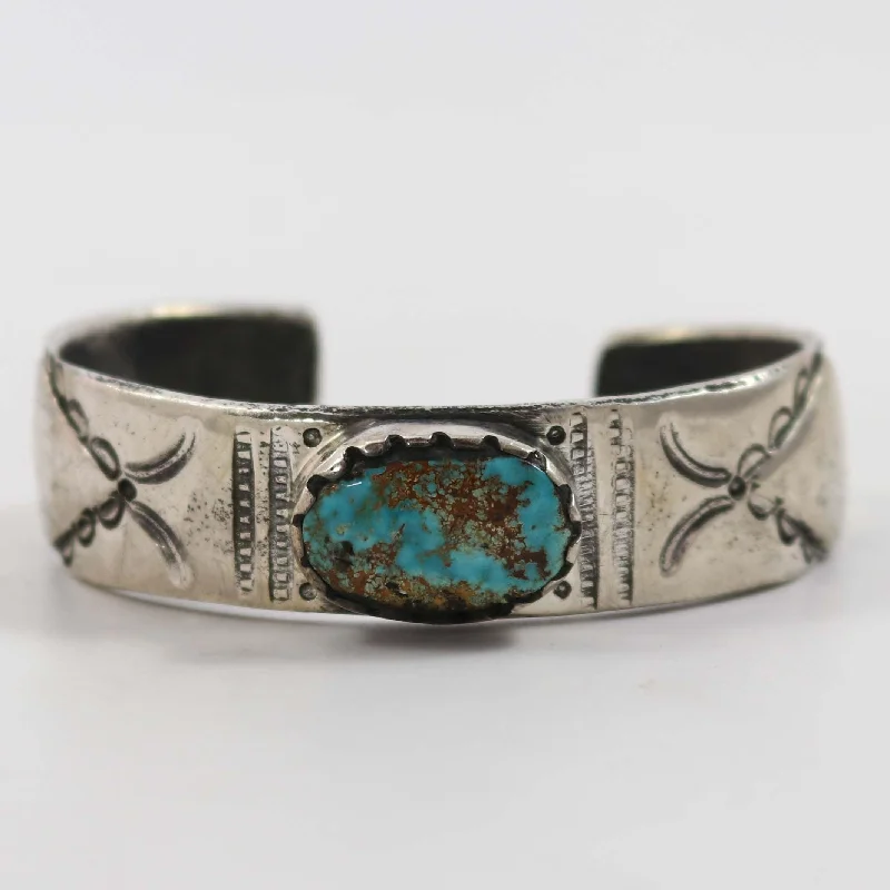 women's diamond bangles -Kingman Turquoise Cuff