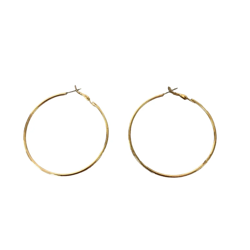 women's flower-shaped earrings -Earrings Hoop By Clothes Mentor