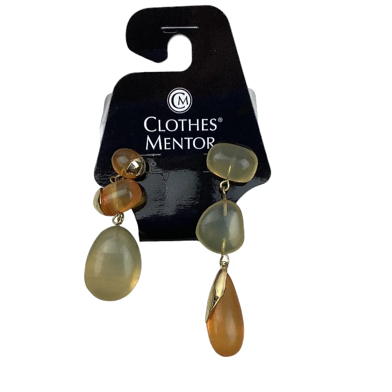 women's gold earrings -Earrings Dangle/drop By Clothes Mentor