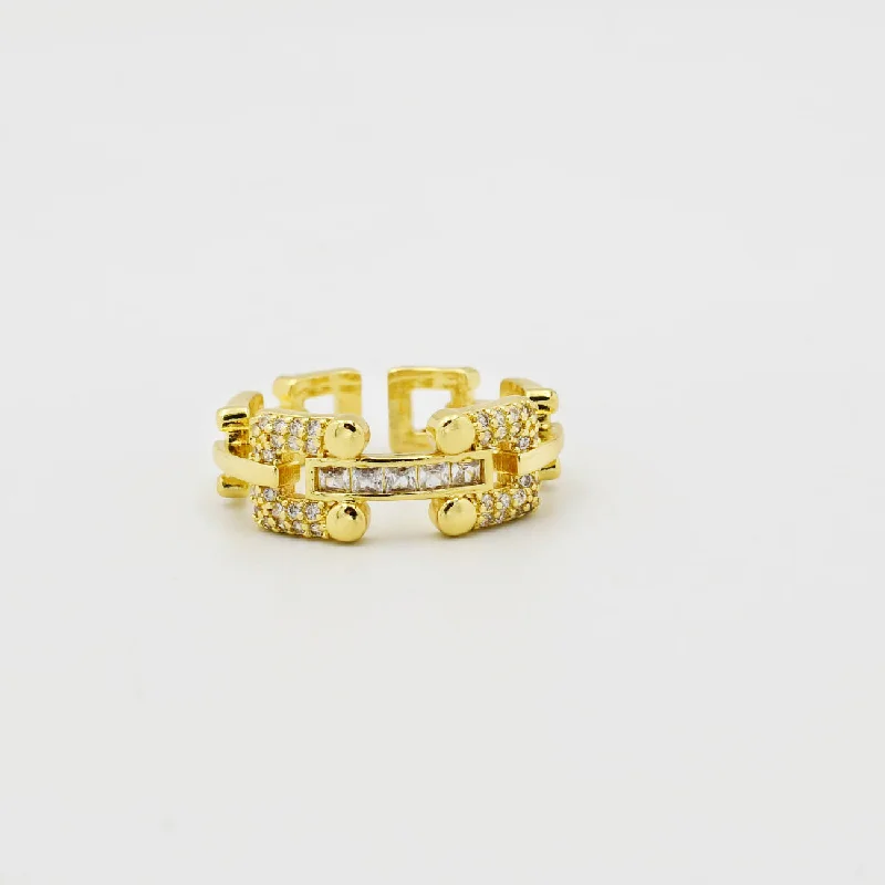 women's art deco rings -Vintage Chic Ring P7