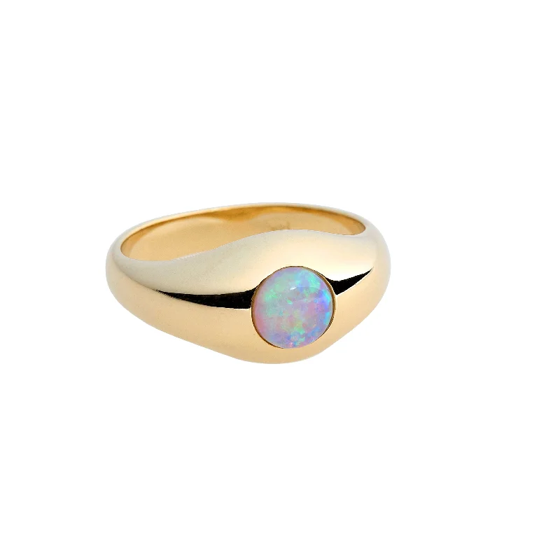 women's high-end rings -Opal Bijou Dome Ring