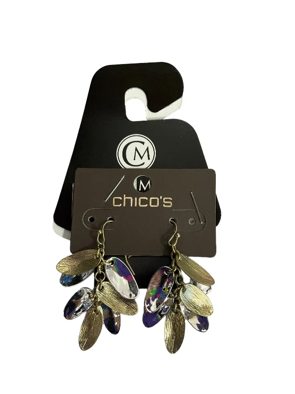 women's elegant earrings -Earrings Dangle/drop Chicos