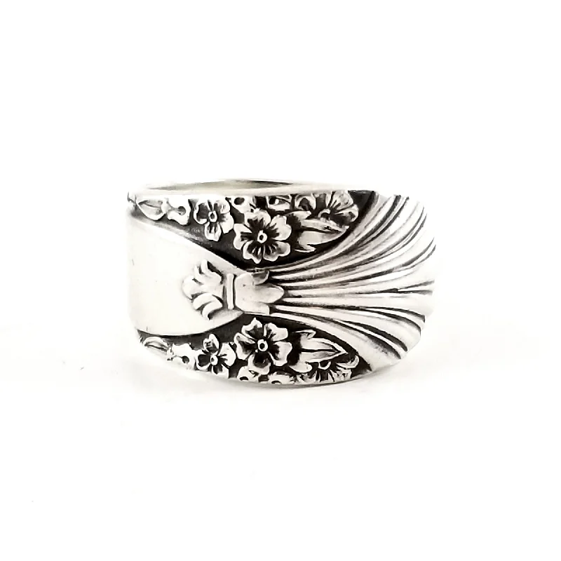 women's floral rings -International Radiance Spoon Ring