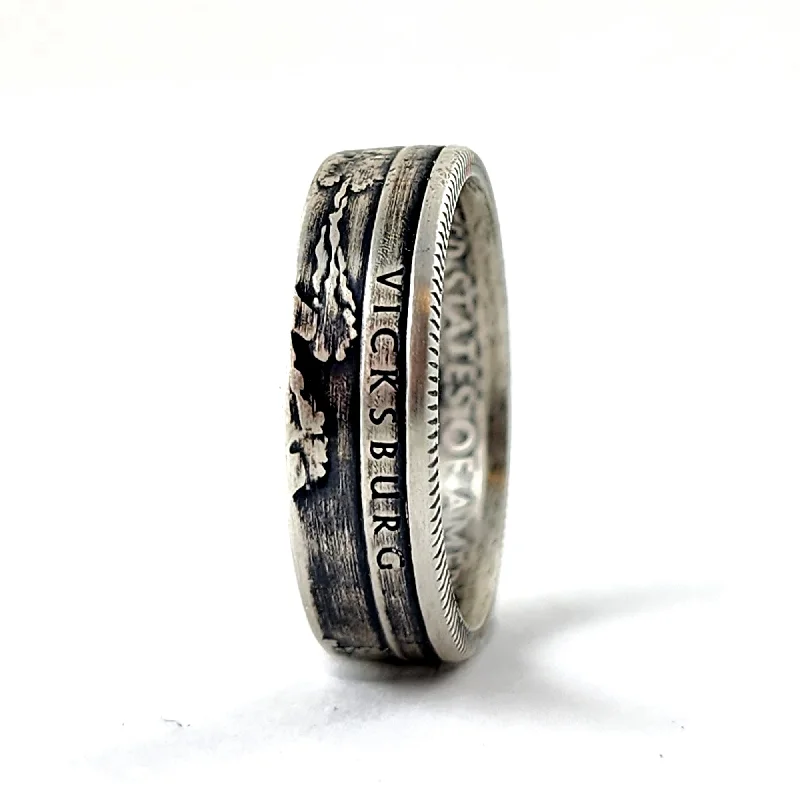 women's statement rings -90% Silver Vicksburg National Park Quarter Ring