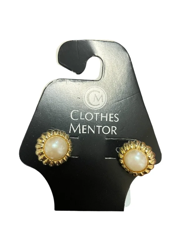 women's trendy gold earrings -Earrings Stud By Clothes Mentor