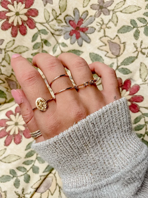 women's simple rings -The Gemini Ring