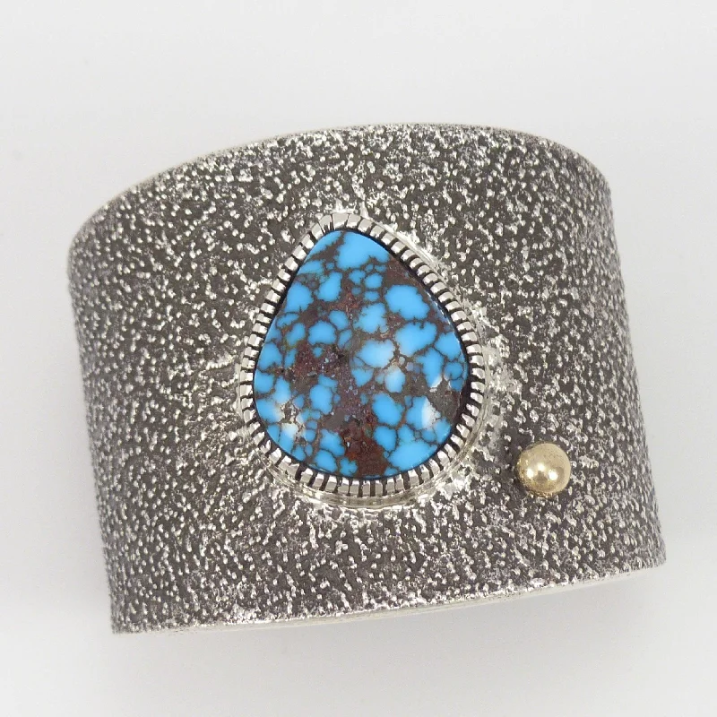 women's stretch bracelets -Candelaria Turquoise Cuff