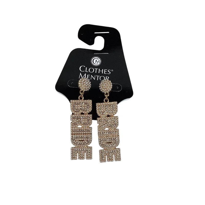 women's elegant earrings -Earrings Dangle/drop By Clothes Mentor