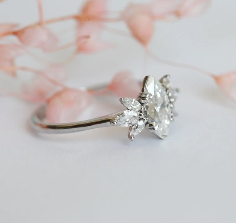 women's eco-friendly necklaces -Della Engagement Ring