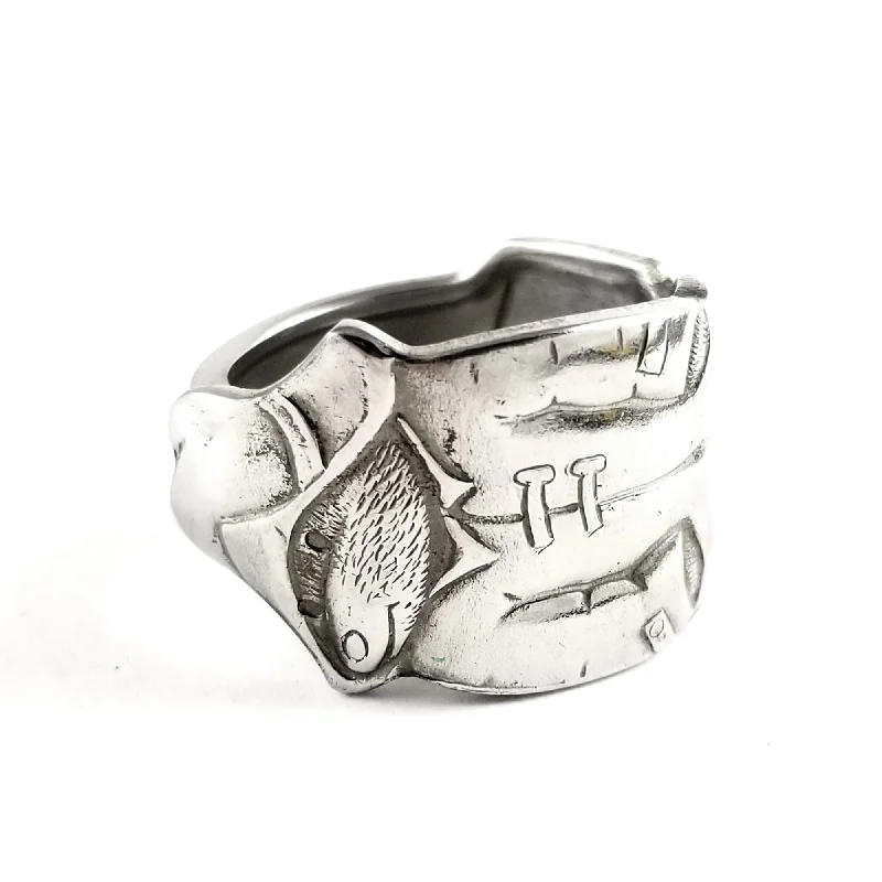 women's vintage style rings -Vintage Paddington Bear Stainless Steel Spoon Ring