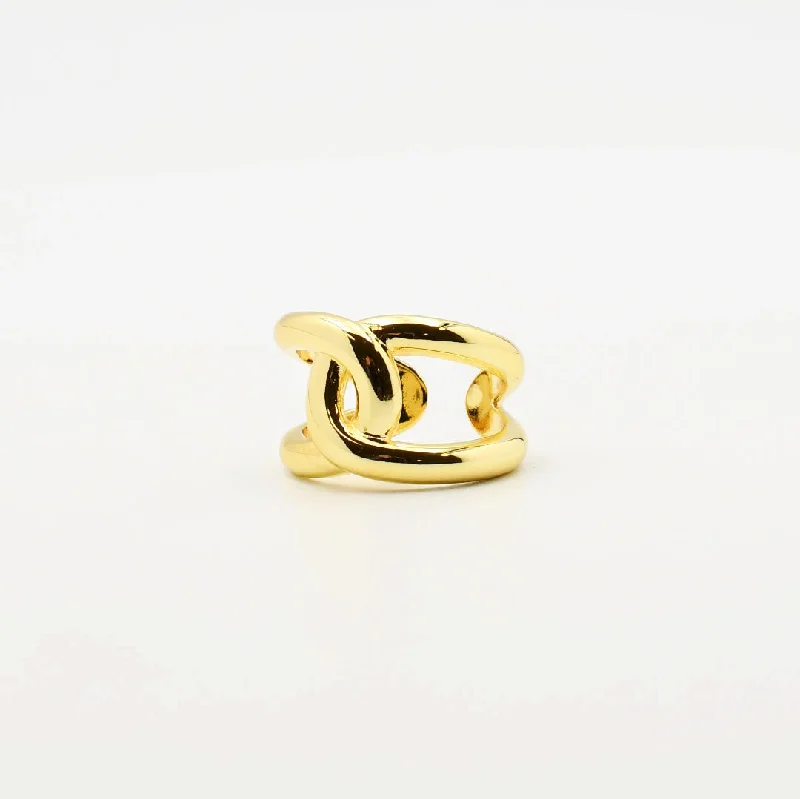 women's men's rings -Gold Knot Ring P1