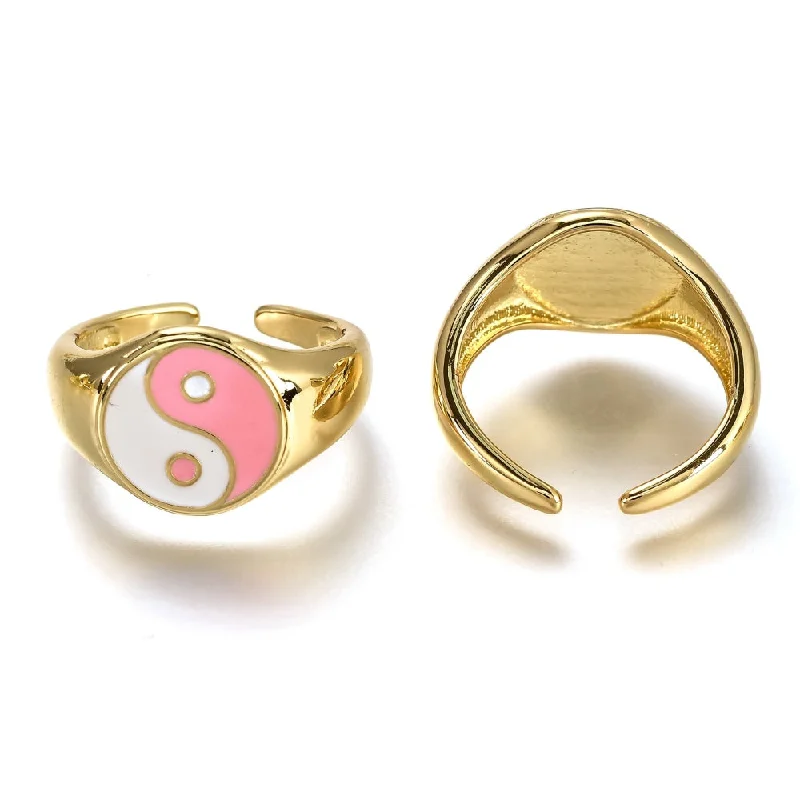 women's wedding sets with diamonds -Blush Ying Yang Ring