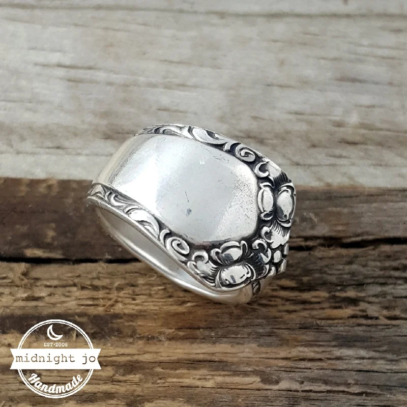 women's sterling silver fashion rings -Rosemary Easterling Sterling Silver Spoon Ring