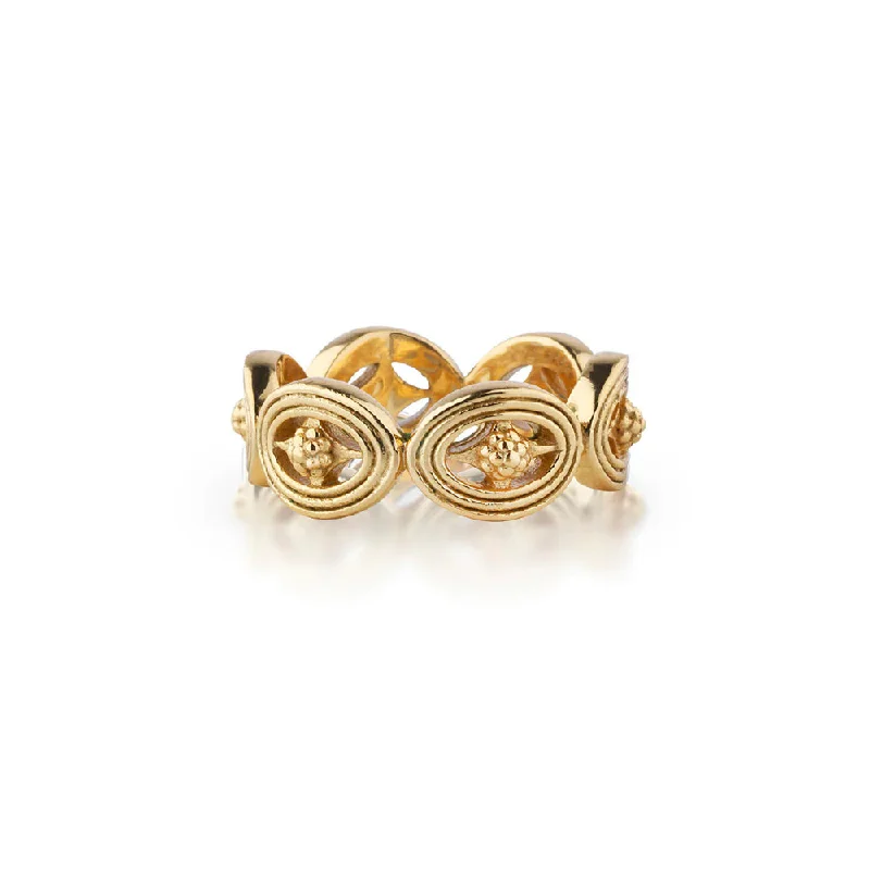 women's anniversary rings -Capucine De Wulf Monique Ring - Gold