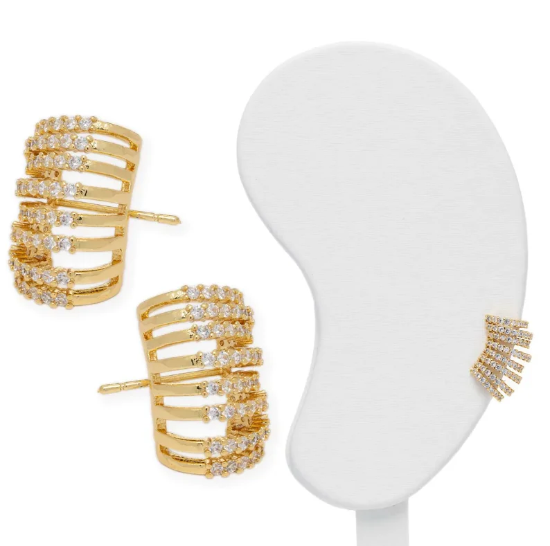 women's pearl bracelets -Carlton Ear Cuff