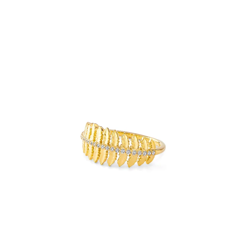 women's celestial rings -Fern Leaf Ring