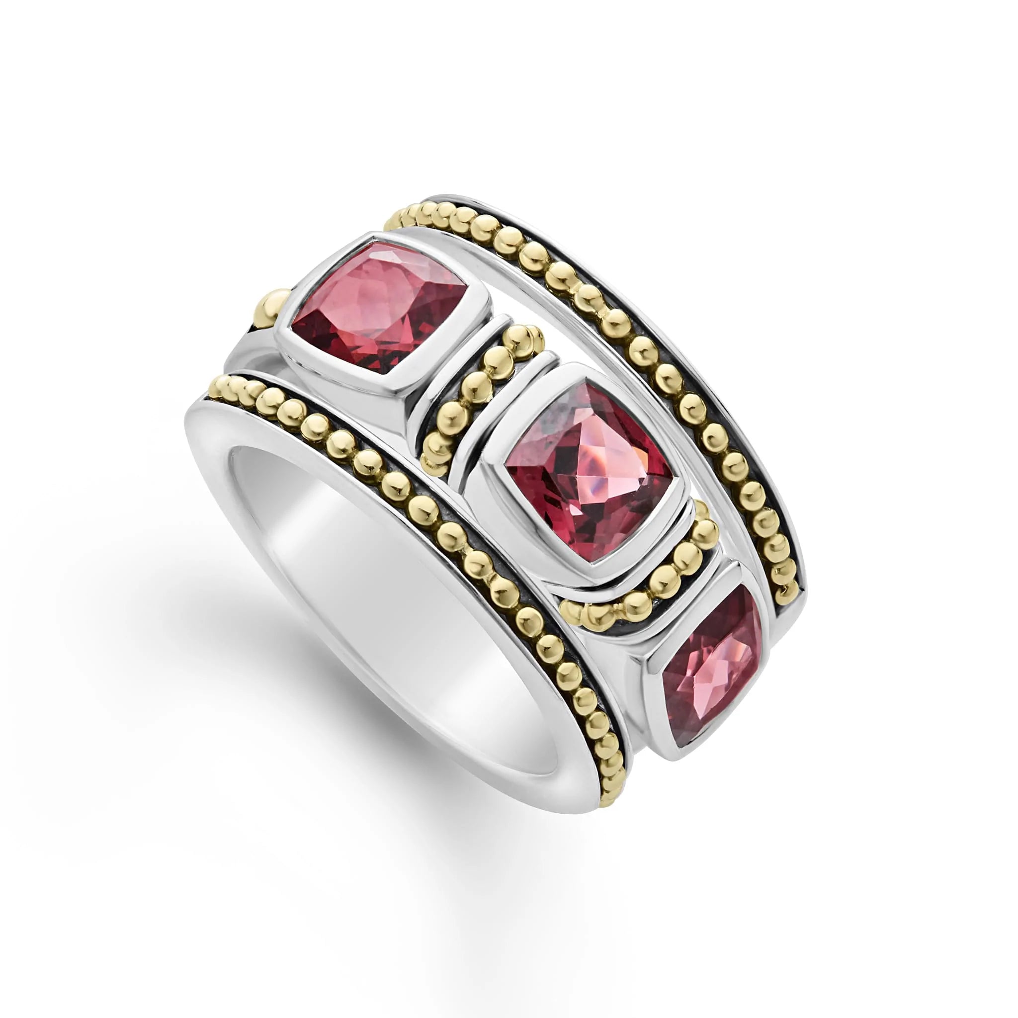 women's high-end rings -Lagos Rittenhouse Color Gemstone Stacking Rings