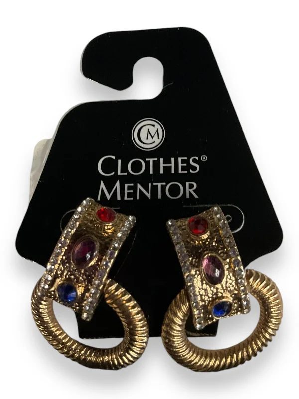 women's layered earrings -Earrings Dangle/drop By Clothes Mentor