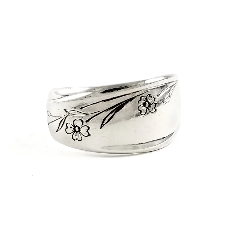 women's engagement rings -International Silver Springtime Spoon Ring