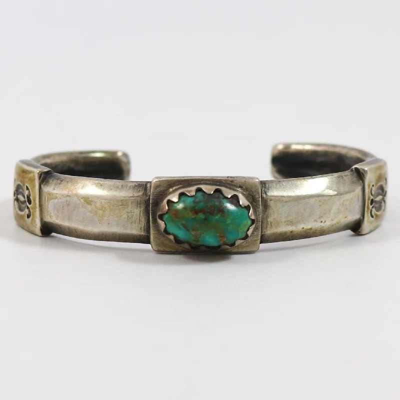 women's gemstone bracelets -Fox Turquoise Cuff