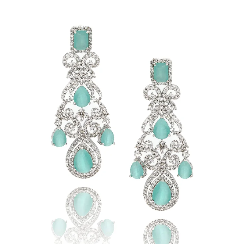 women's vintage diamond earrings -AQUATICA EARRINGS