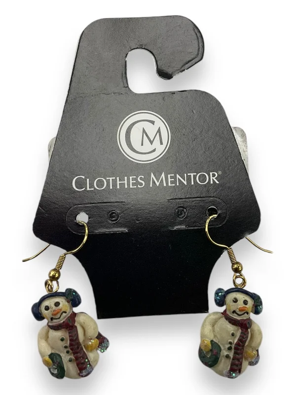 women's silver chain earrings -Earrings Dangle/drop By Clothes Mentor