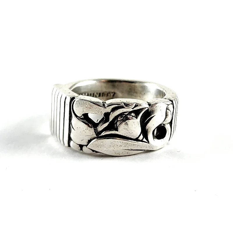 women's wedding rings for her -Oneida Morning Star Spoon Ring