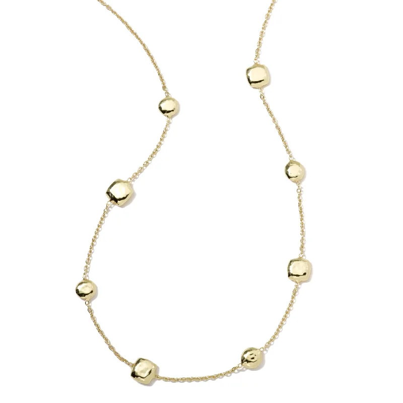 women's designer necklaces -Ippolita Glamazon Collection 18K Yellow Gold Pinball Station Necklace