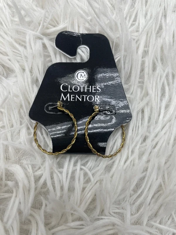 women's layered earrings -Earrings Hoop By Clothes Mentor