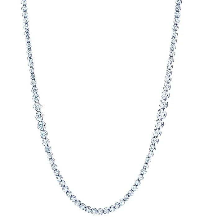 women's elegant necklaces -Simon G. 32" Diamond Necklace in 18K White Gold