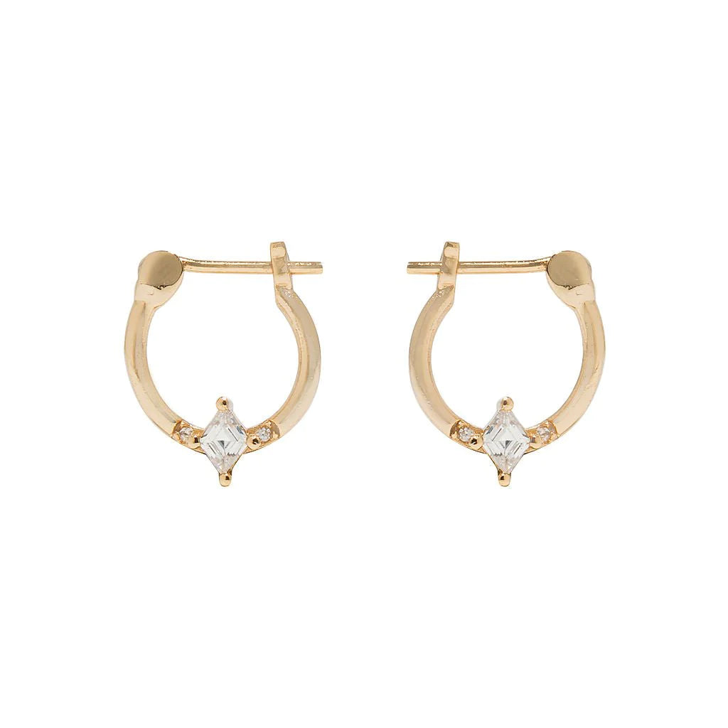 women's wedding earrings -Nomad Hoops