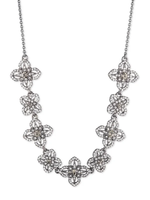 women's modern design necklaces -Lace Floral Necklace