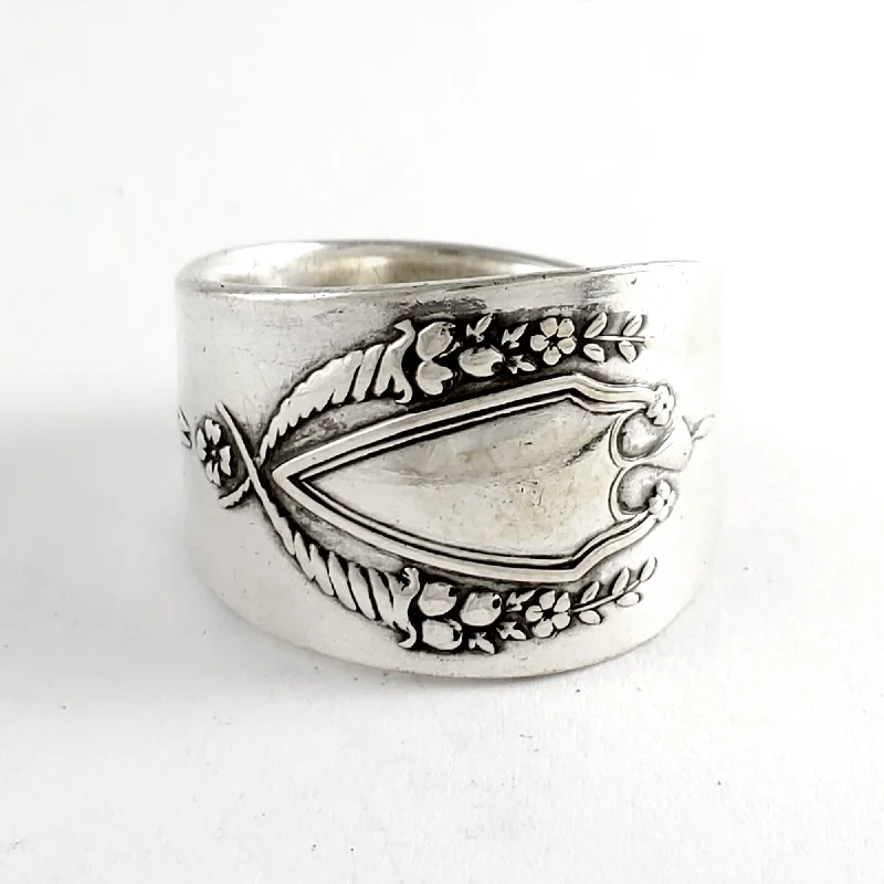 women's polished rings -Lunt Mount Vernon Sterling Silver Spoon Ring